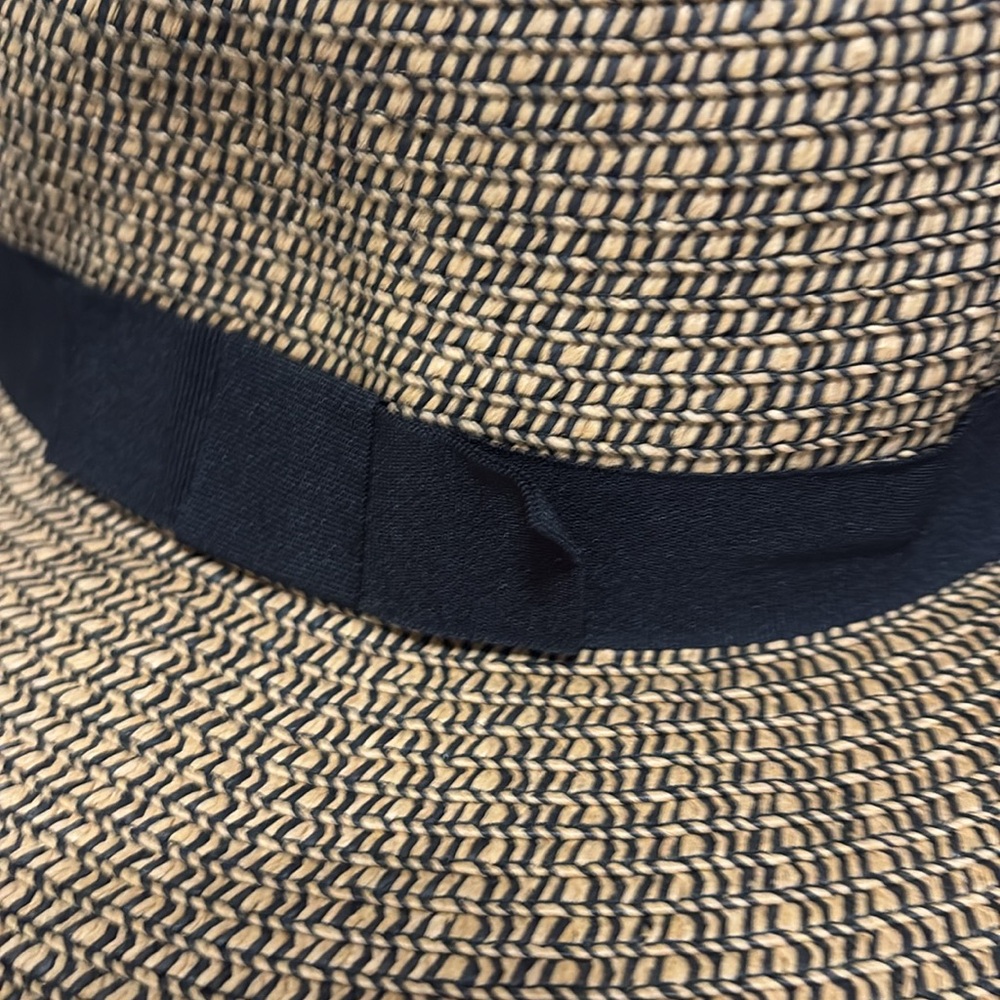 Pugs Woven Straw Sun Hat with Black Band - Picture 2 of 9